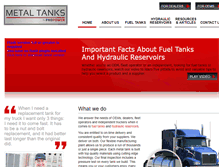 Tablet Screenshot of metaltanks.com